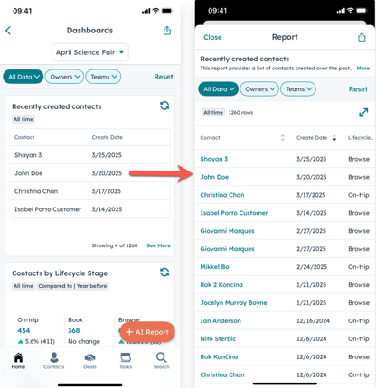 native-table-reports