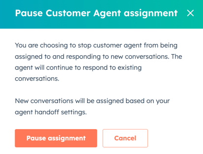 pause assignment